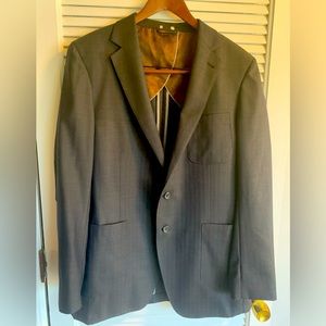 Peter Millar men’s blue & gray wool 2 button sport coat size 42L